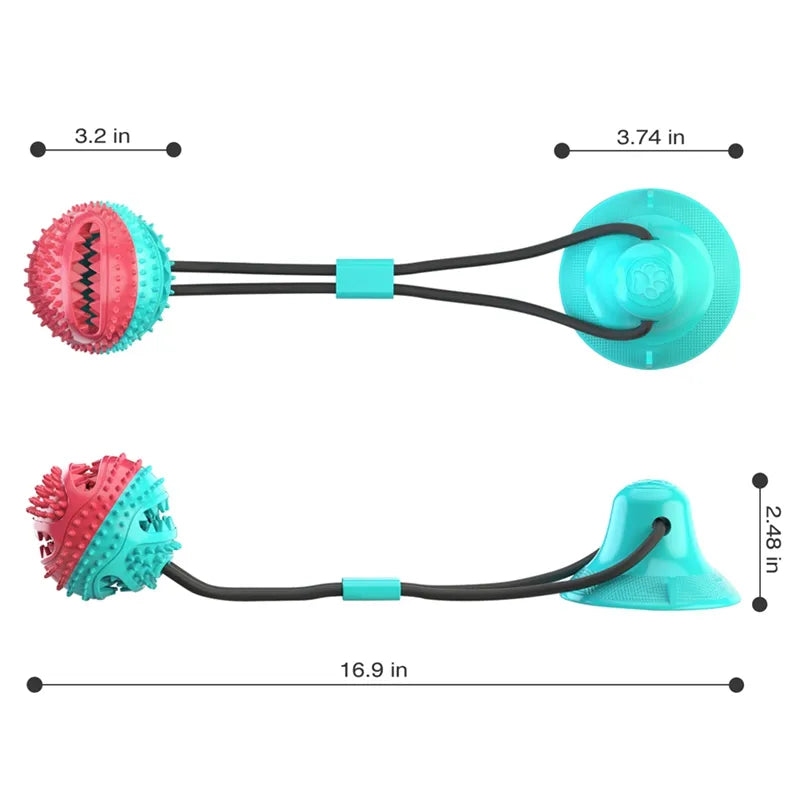 Bola de Succión Interactiva para Perros