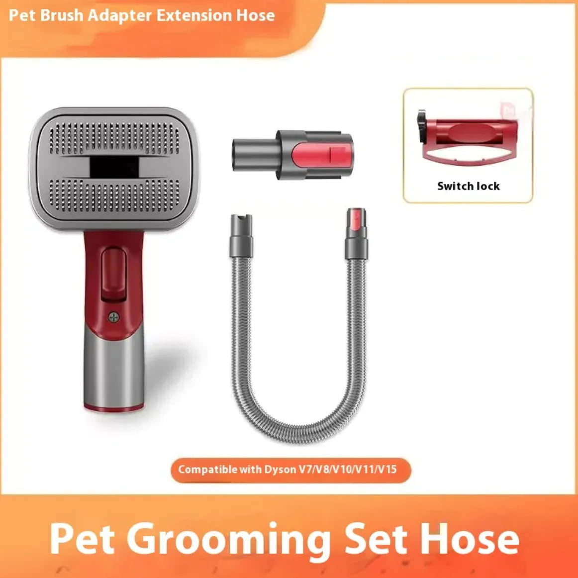 Kit Completo de Cepillo Afeitador para Mascotas Grooming