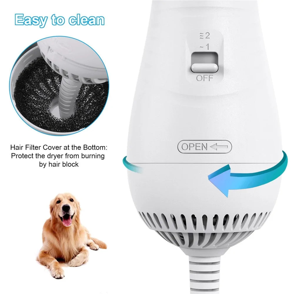 Cepillo secador 2 en 1 para perritos