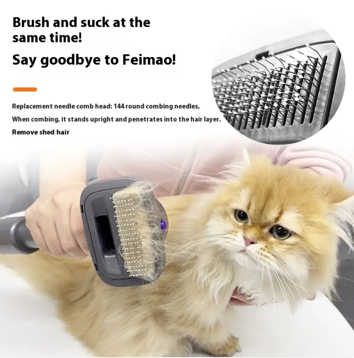 Kit Completo de Cepillo Afeitador para Mascotas Grooming