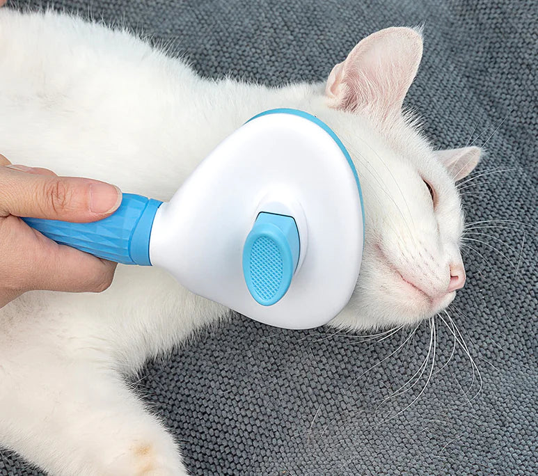 Cepillo para mascotas auto-limpiable
