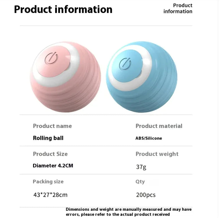 Pelota Juguete Inteligente Interactiva para perros y gatos