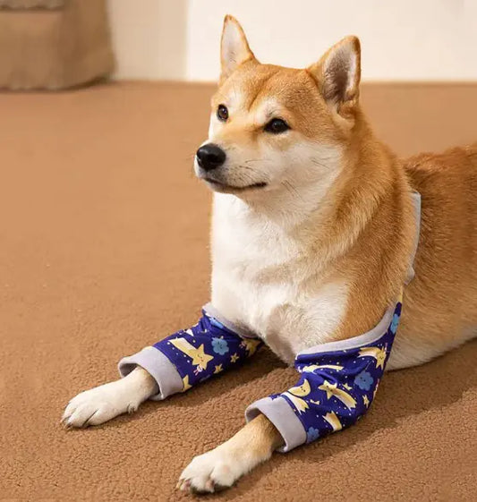Mangas protectoras de rodillas para perros
