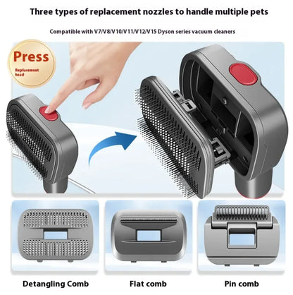 Kit Completo de Cepillo Afeitador para Mascotas Grooming